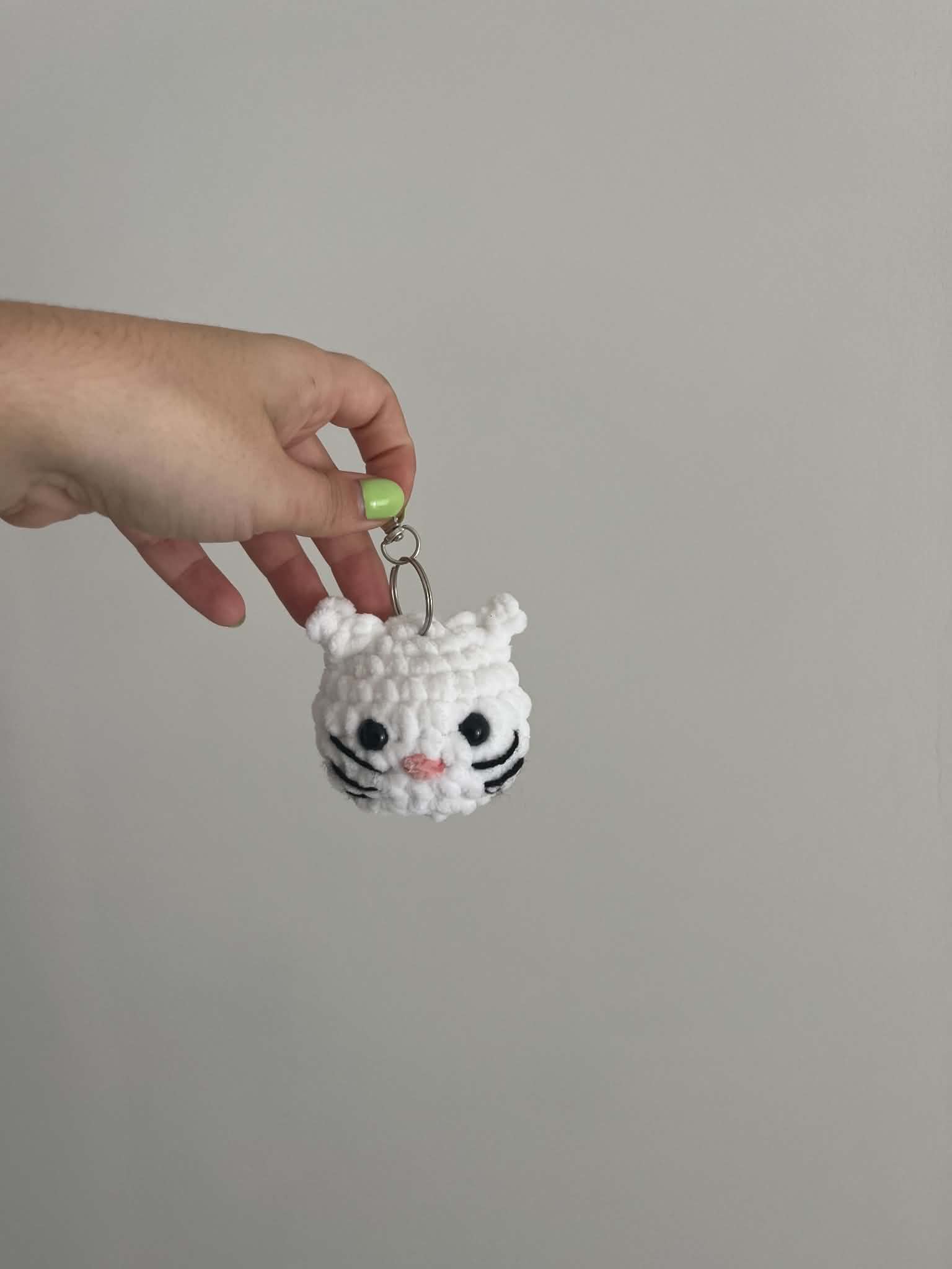 Tête de chat blanc