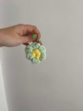 Grosse fleur verte claire
