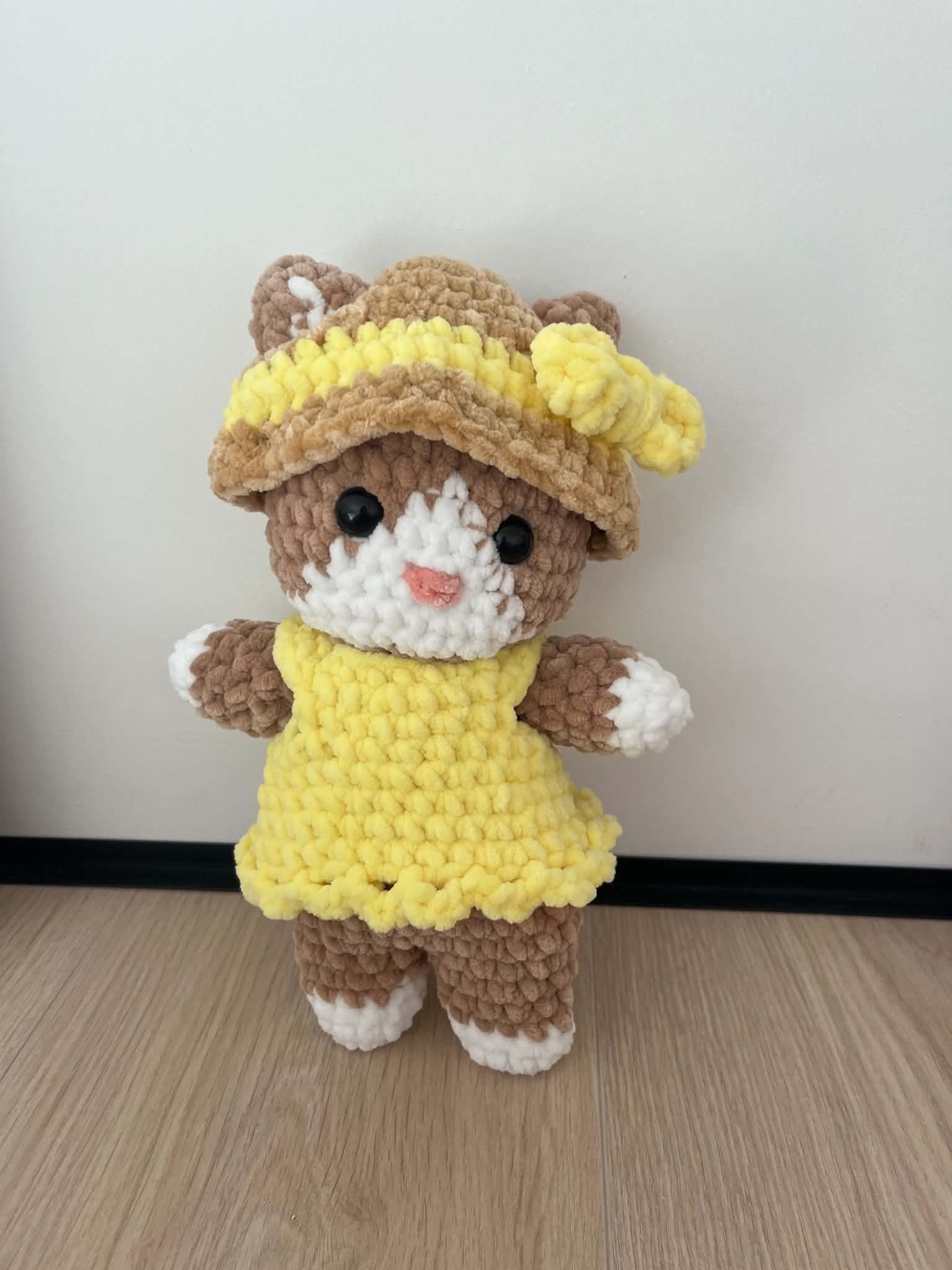 Chat avec robe