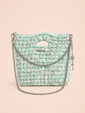 Sac bleu et blanc