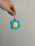 Grosse fleur bleue
