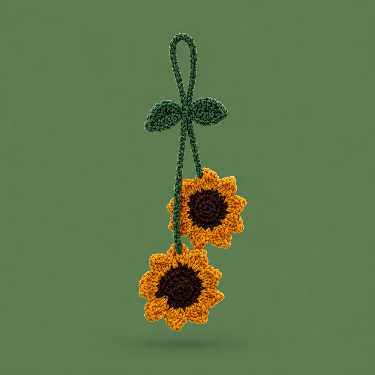 Suspension rétroviseur tournesols